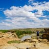 Hoodoo country in Writing-on-Stone Provincial Park