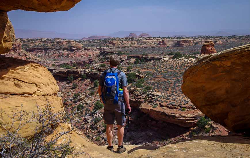 Views from the slickrock trail in the Needles District