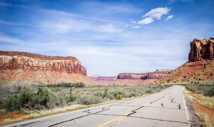 The drive into the Needles District is very beautiful - and empty feeling