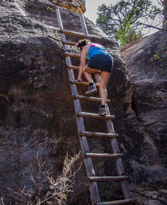 Climbing out of the cave