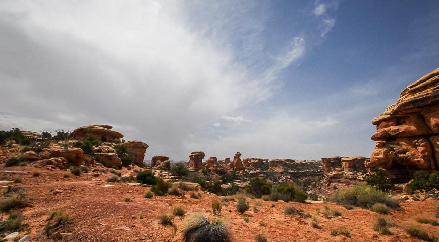 Canyonlands National Park is big sky country