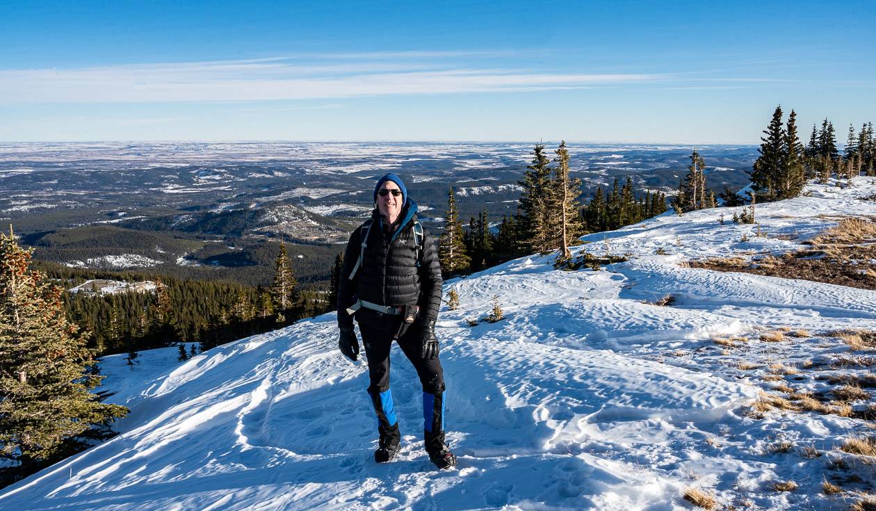 You can see downtown Calgary from the ridge