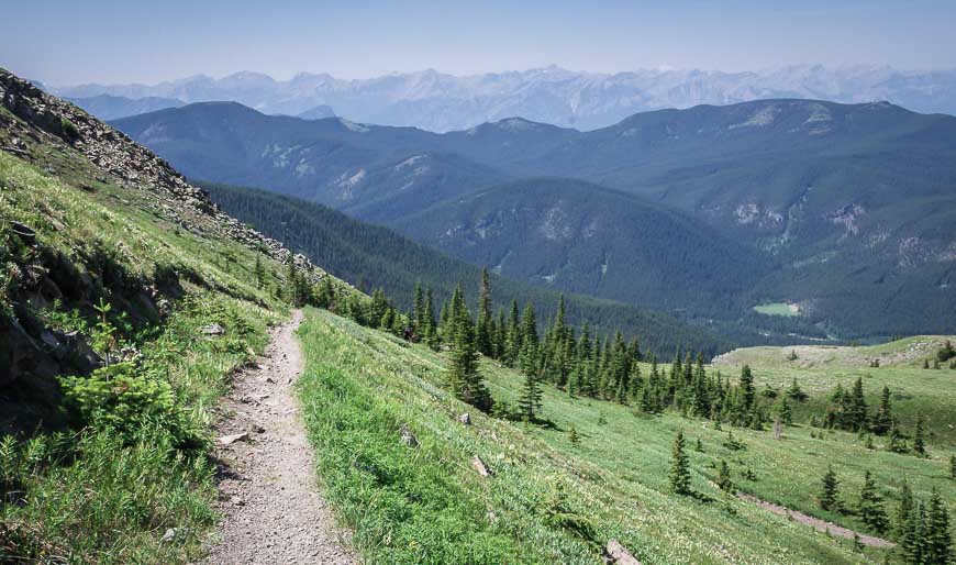 Looking west past the Hunchback Hills