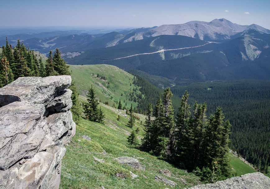 Looking over to Moose Mountain