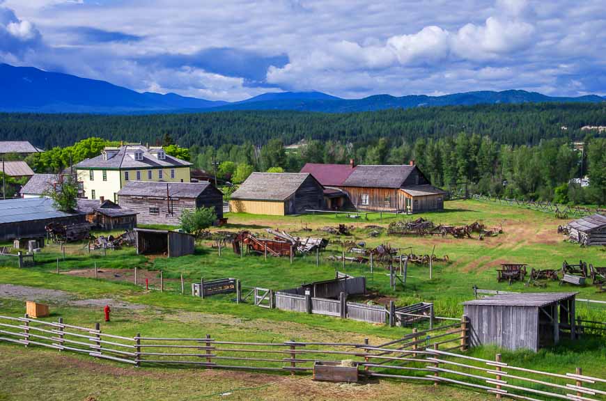 Fort Steele is a heritage town in a beautiful location