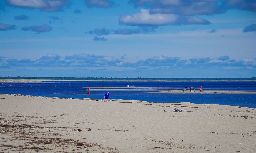 One of the warm water beaches in Kouchibouguac 