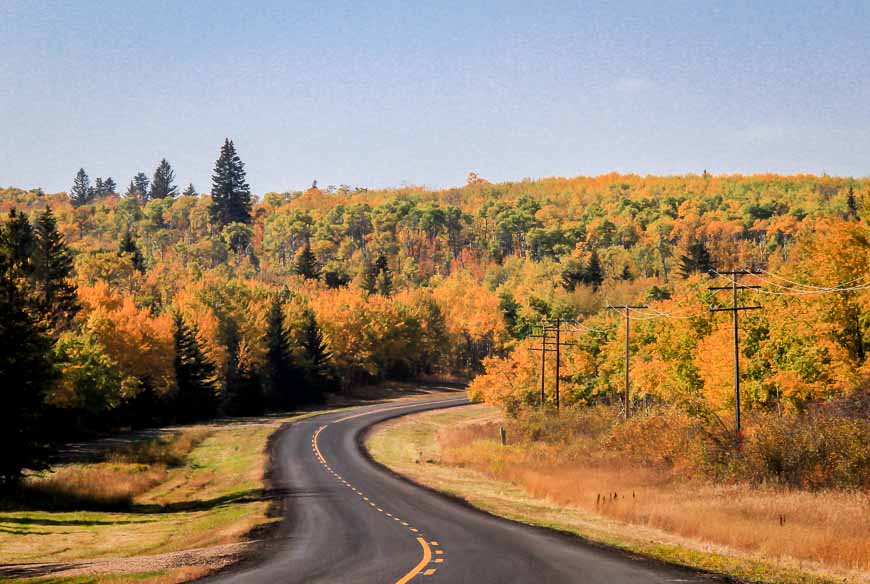 A beautiful fall drive into Cypress Hills Provincial Park