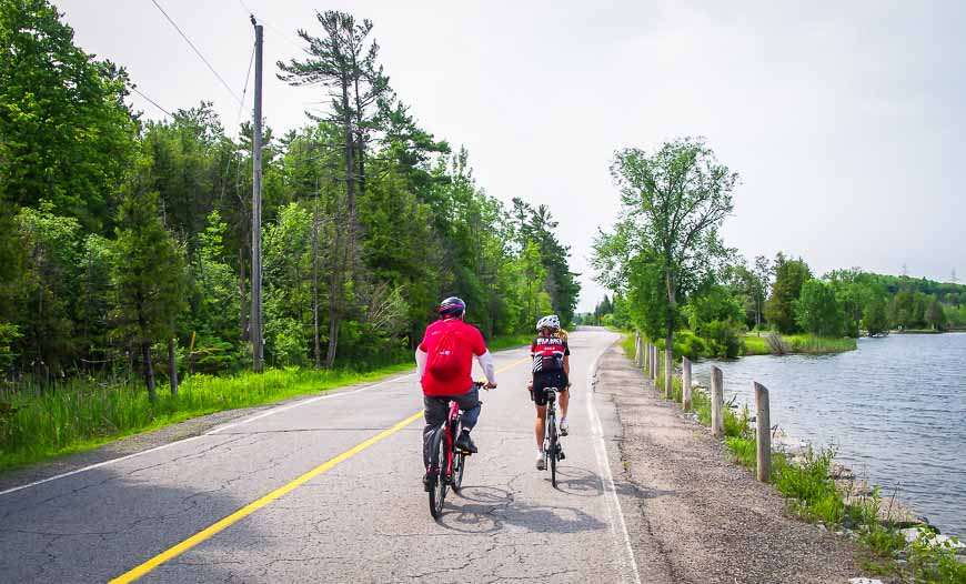 The third day of cycling is an easy one - we're out of the hills