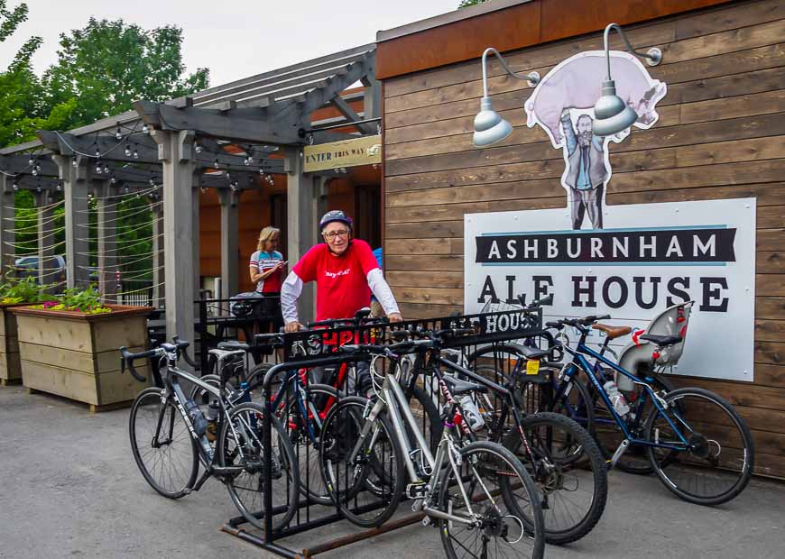 Our three day cycling trip in Peterborough ends fittingly at the Ashburham Ale House