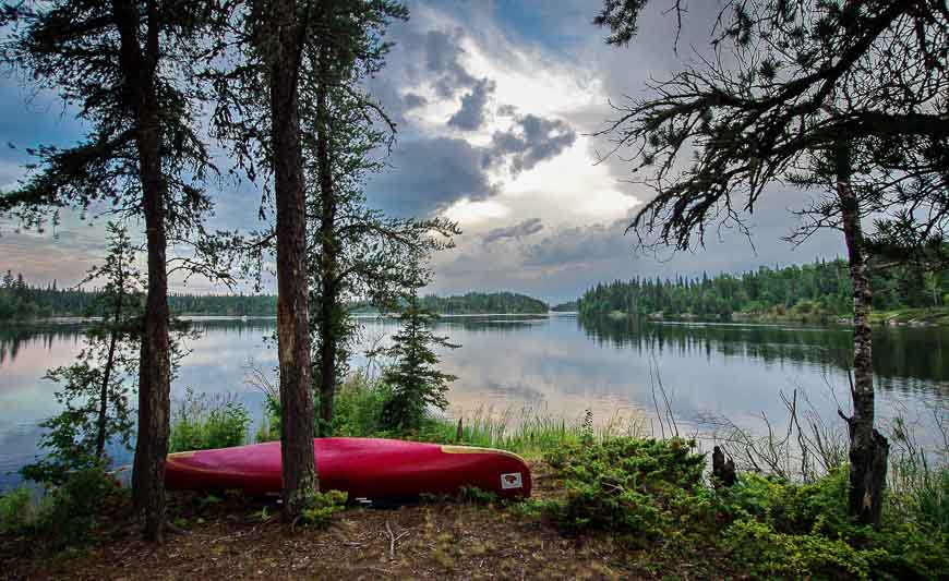 Canoeing the Churchill River - one of the quintessential things to do in Canada in summer