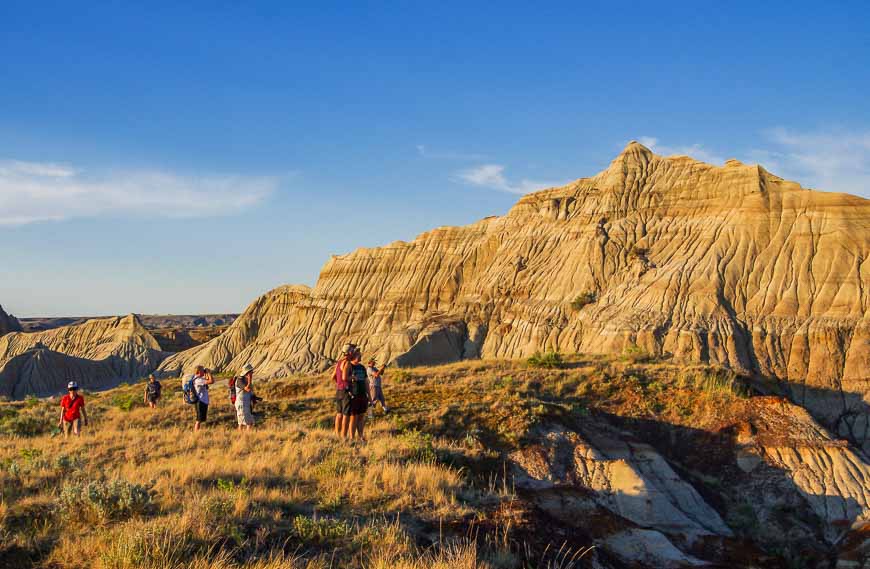 The golden hour in Dinosaur Provincial Park