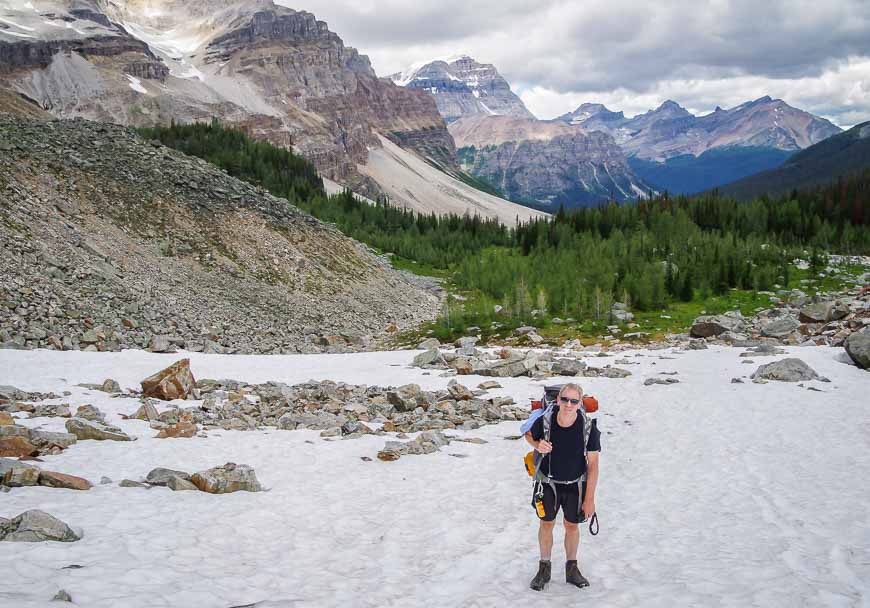 I'd take the climb on snow over the boulders any day