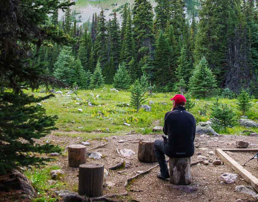 You might want a blow-up seat for comfort at Egypt Lake