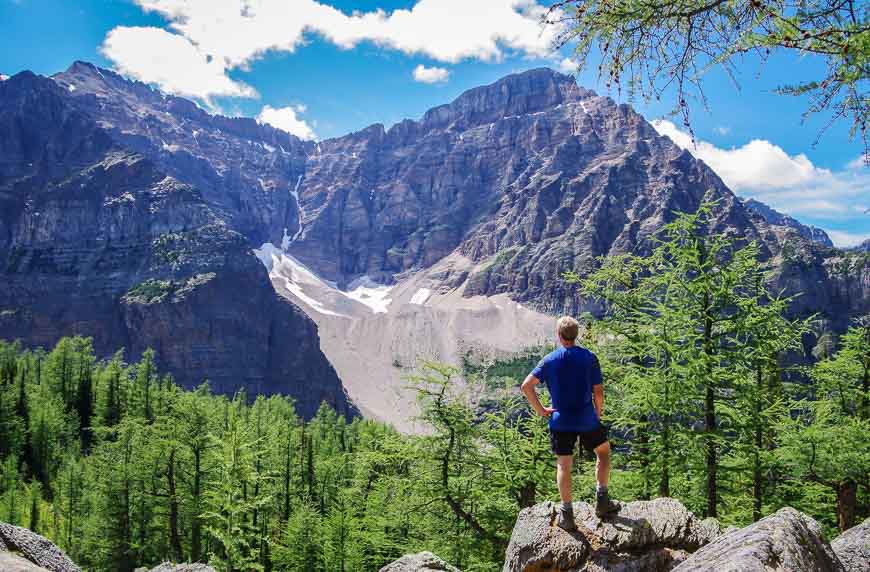 Great views just before Gibbon Pass