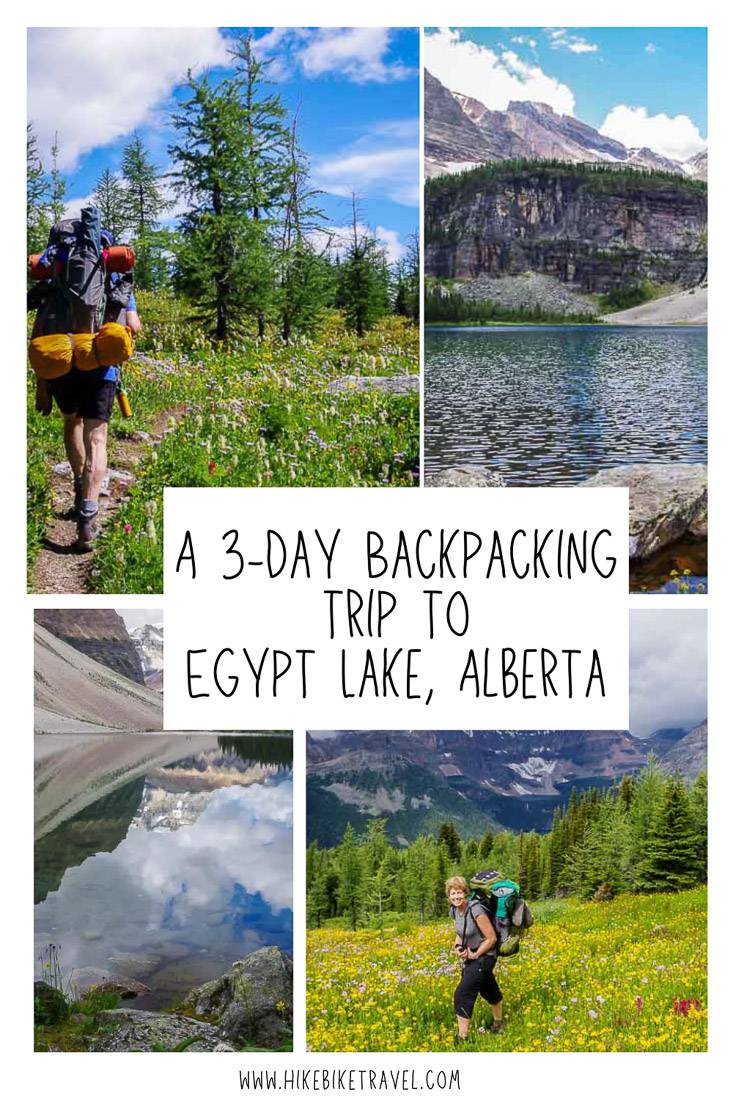 A 3-day backpacking trip to Egypt Lake in Banff