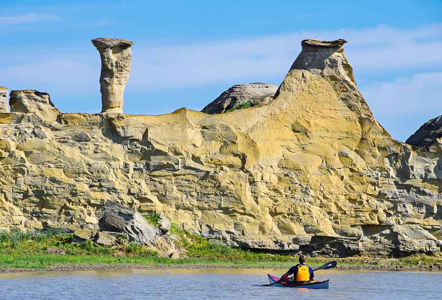 It's hoodoo country as you head towards Writing-on-Stone Provincial Park