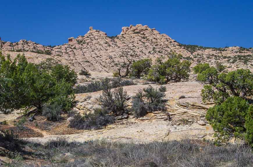 Unique outcropping of rock