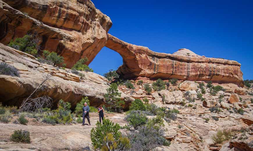 How the Natural Bridge fits into the landscape