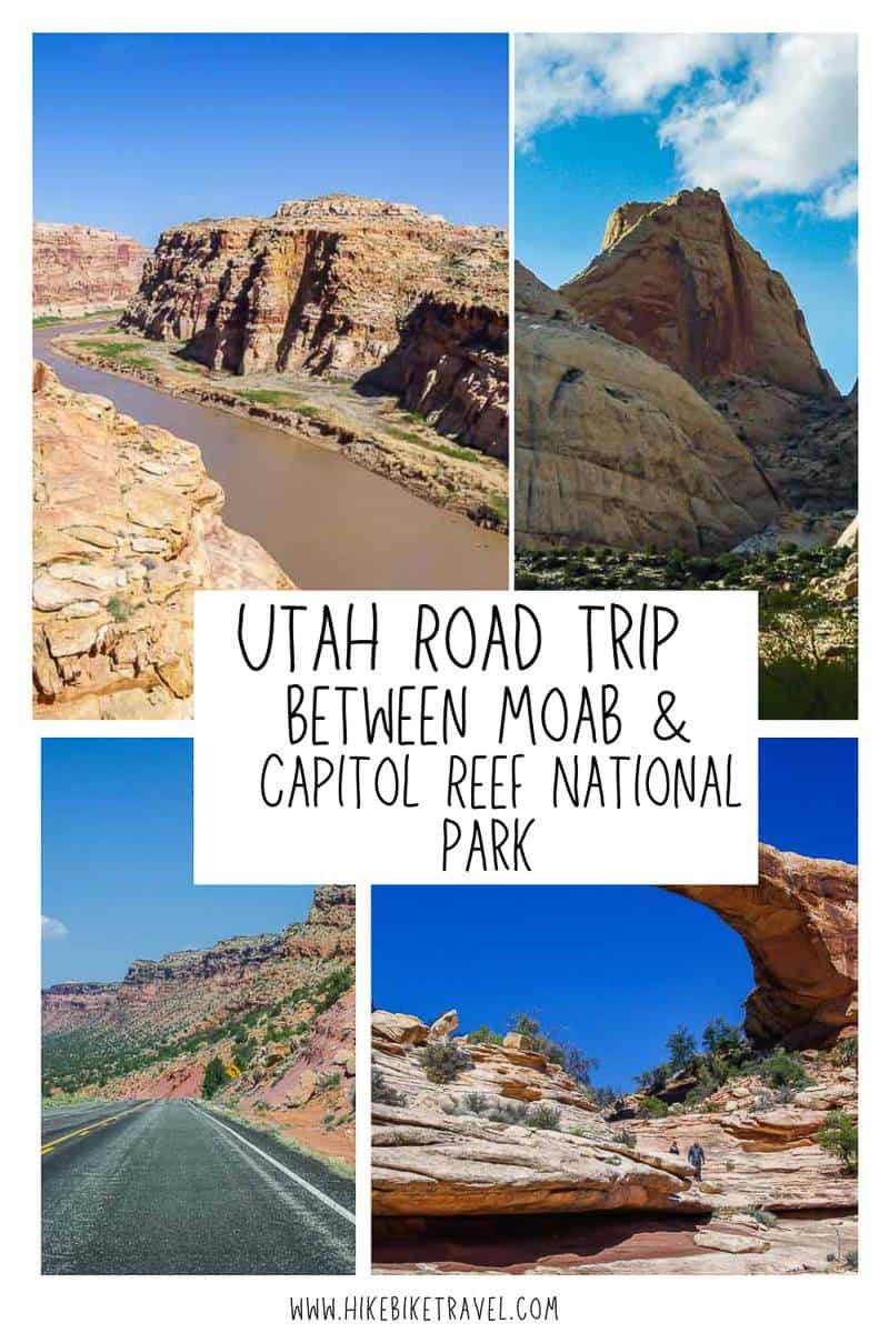 Utah road trip - the scenic route between Moab and Capitol Reef National Park