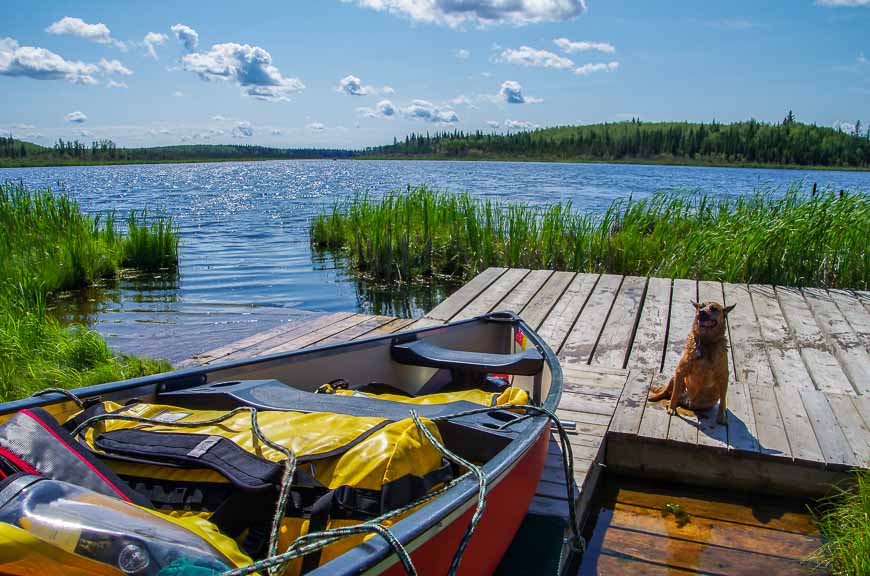 Launch on Jackson Lake after a 3 km portage