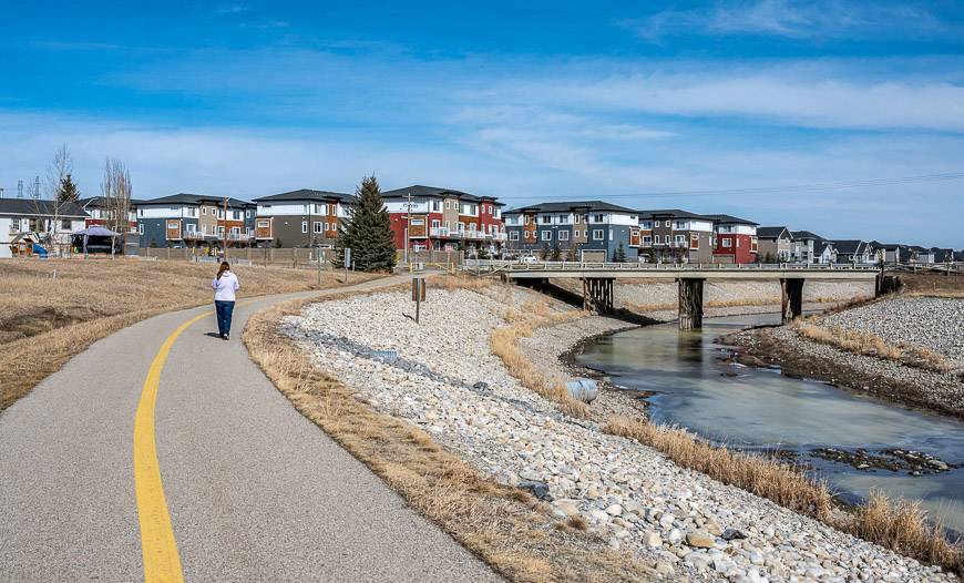 Chestermere has grown a lot since we were last here