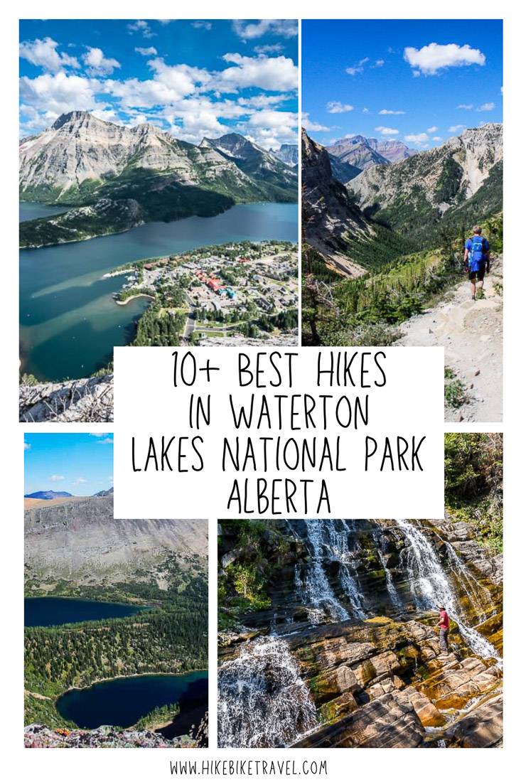 10 plus best hikes in Waterton Lakes National Park, Alberta