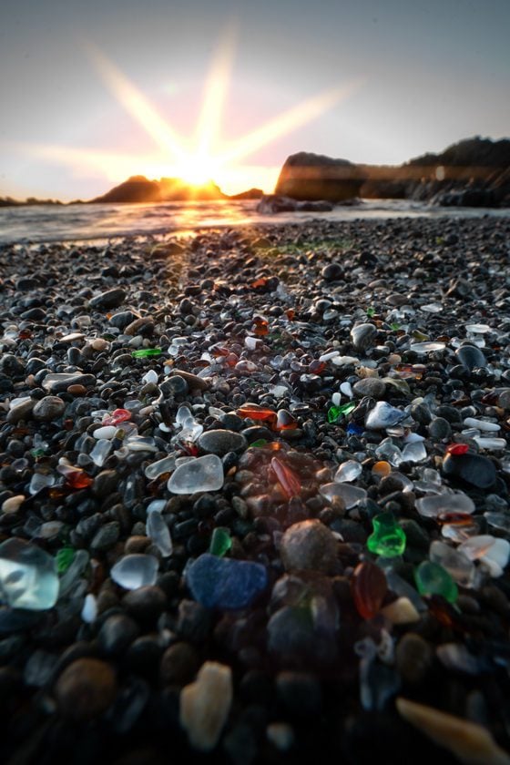 Fort Bragg sea glass