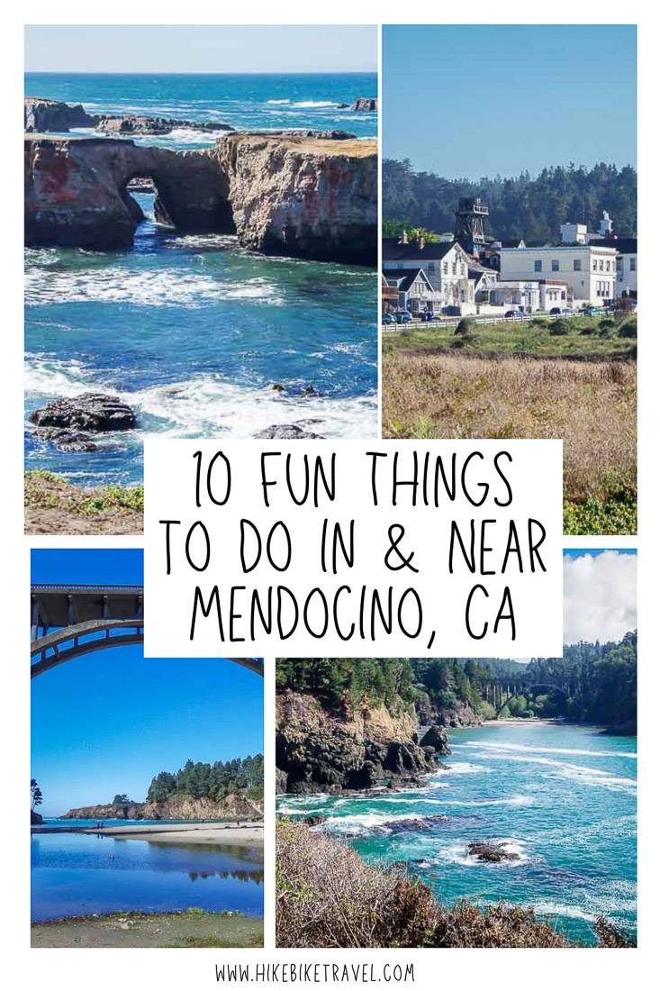 10 fun things to try on a visit to Mendocino, CA - 4 hours north of San Francisco
