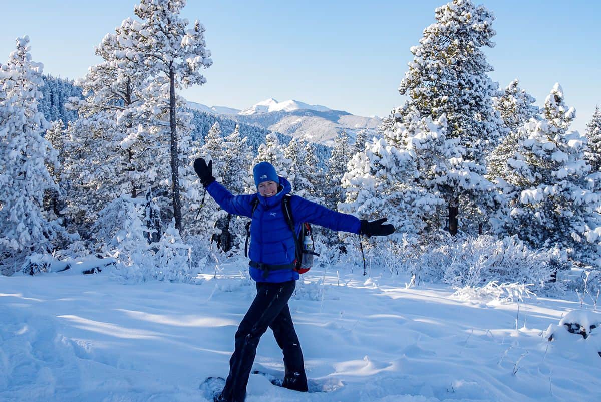 Me on the West Bragg Creek trails with Moose Mountain in the background