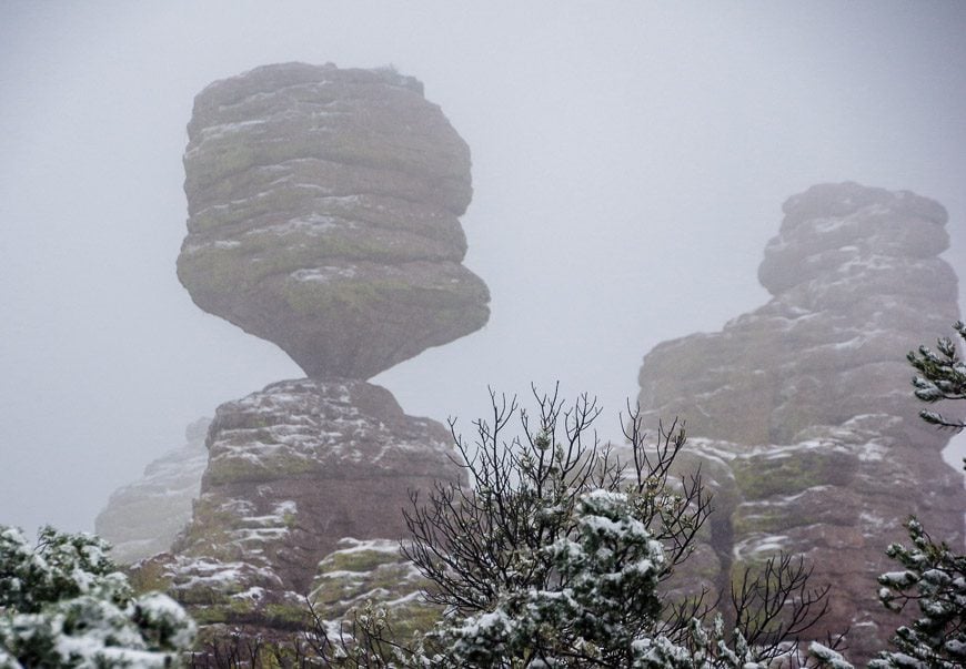 Balanced Rock in Chiricahua National Monument