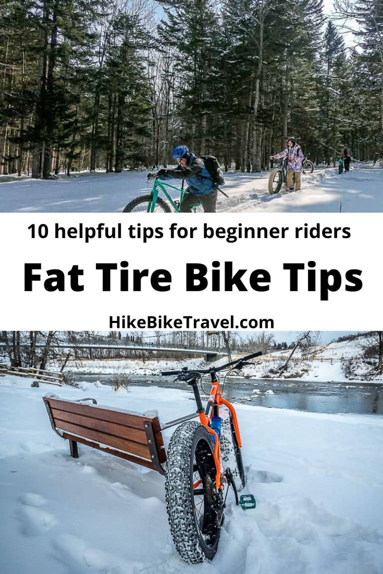 Fat tire bike tips for beginner riders