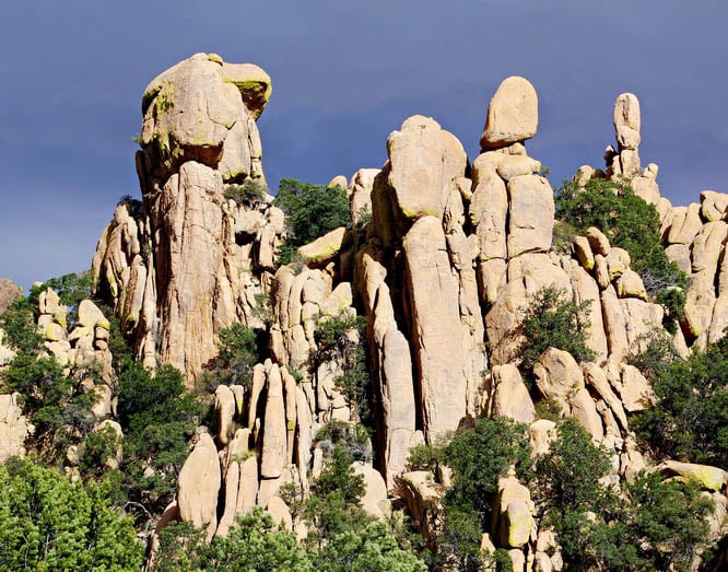 Hiking in Cochise Stronghold in the Dragoon Mountains 