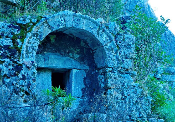 The incredible tombs of Olympos