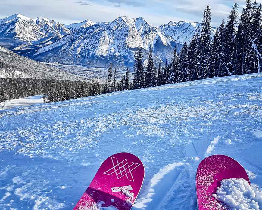 Skiing at Nakiska