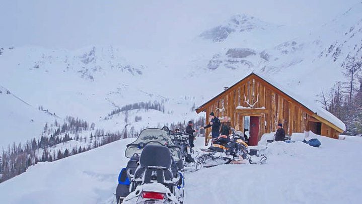 Paradise Hut in the Purcell Mountains