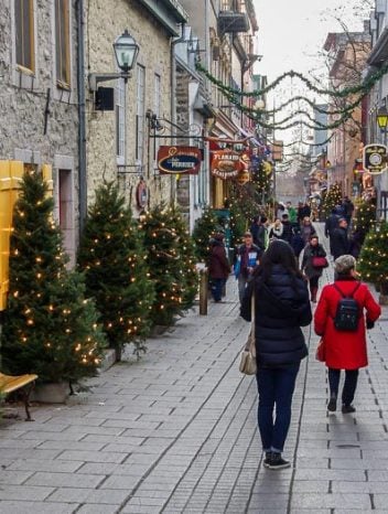 Rue de Petit Champlain is one of the prettiest streets in Canada