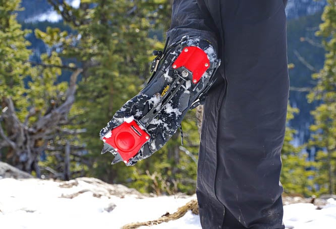 The length can be adjusted with a wrench - Hillsound's Crampon Pro