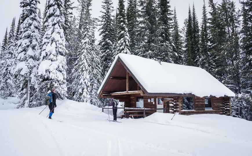 The Black Prince warming cabin at Sovereign Lake