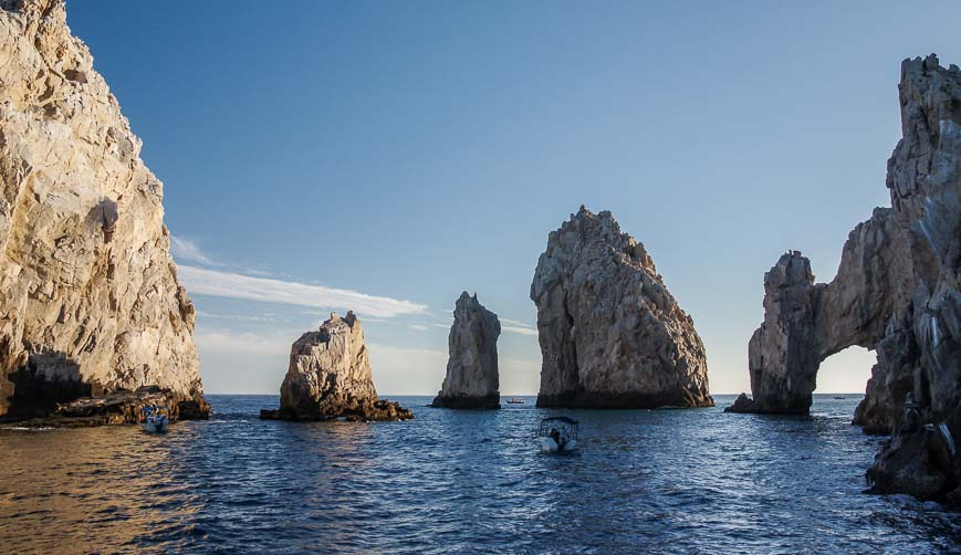 El Arco seen on the sunset cruise