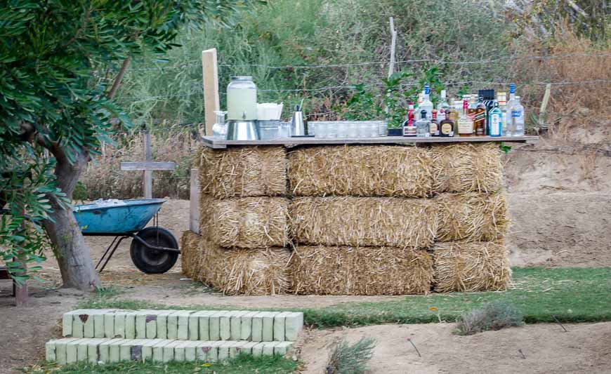 Bar set up