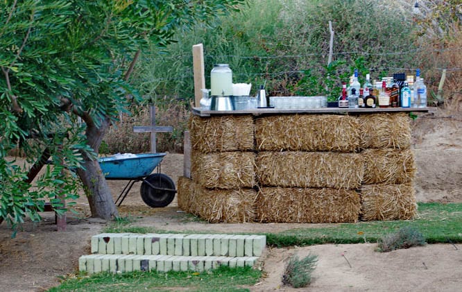 Bar set up - Flora Farm, Mexico