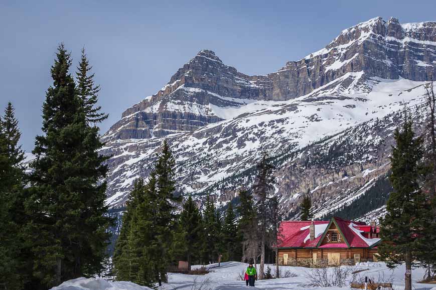 The setting for the Lodge at Bow Lake