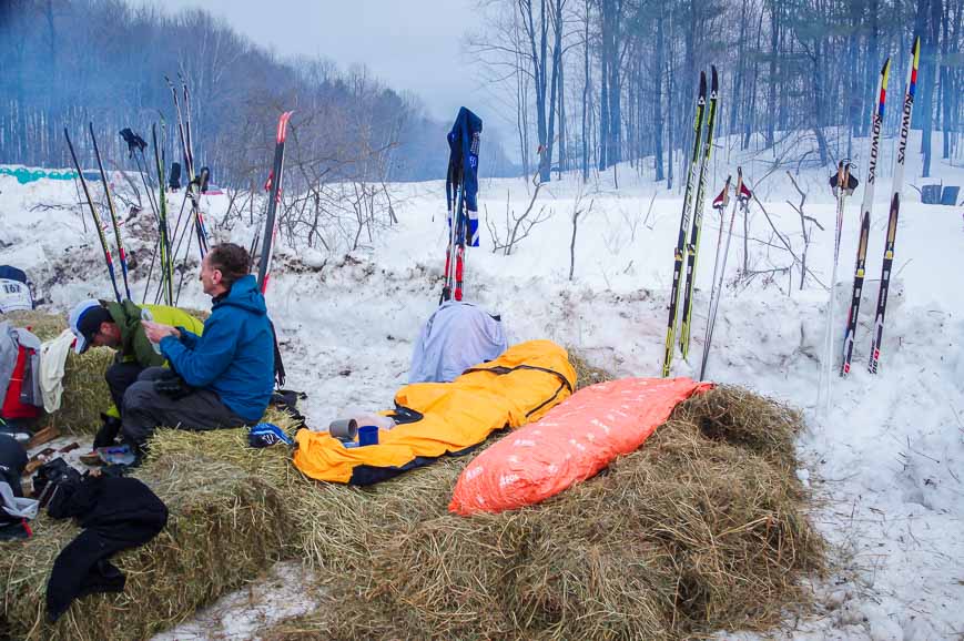 Could you sleep on a bale of hay no matter what the temperature?