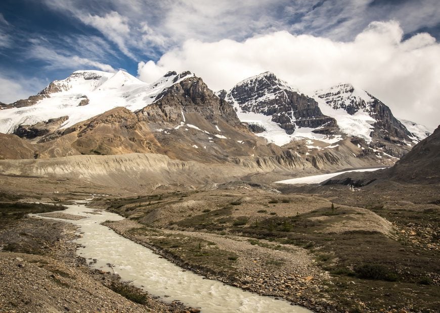 Road trips in Alberta offer up a view of the Columbia Icefields