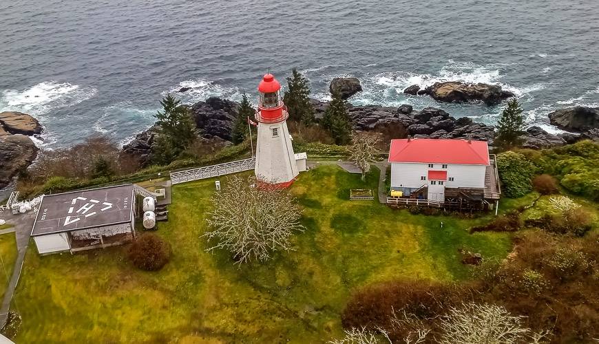 The Pachena Lighthouse is one you'll pass