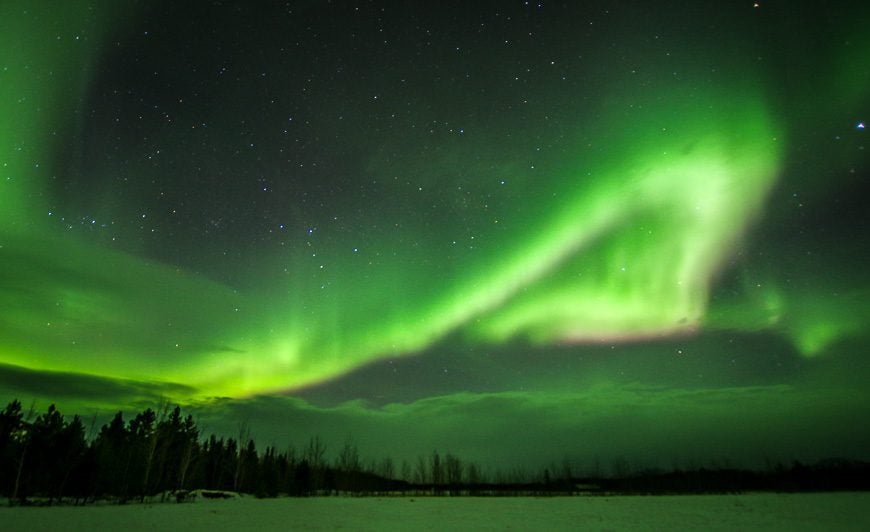 The Yukon northern lights in all their glory