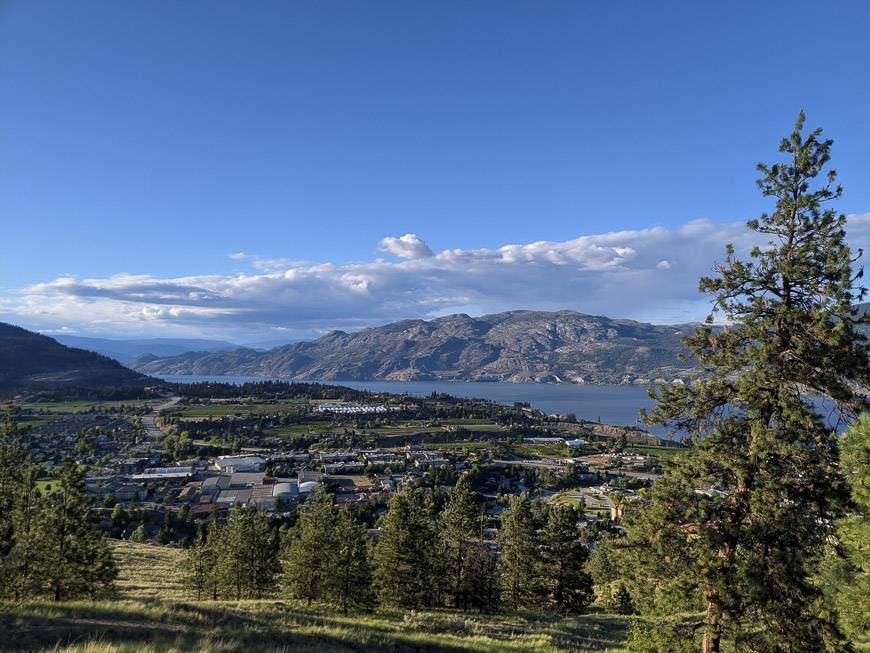 A view of Summerland from the lower level of Giant’s Head – Credit: Offtrack Travel