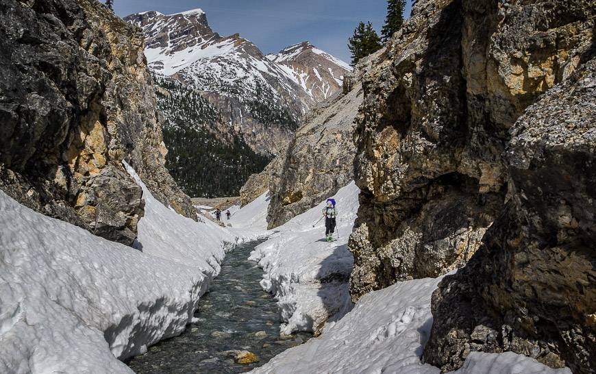 The gorge is beautiful - though a little tricky with spring conditions