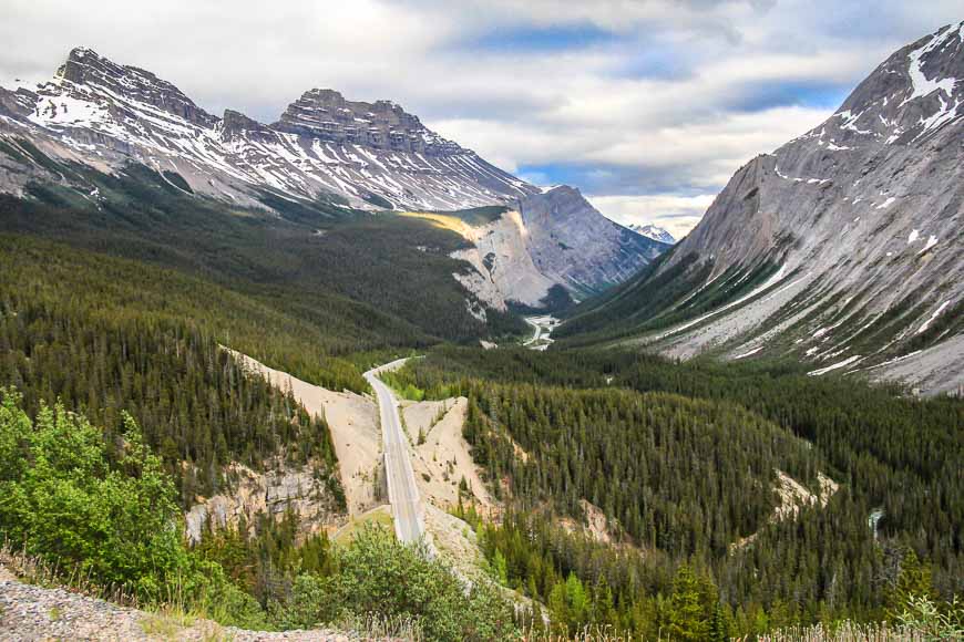 the beautiful Icefields Parkway