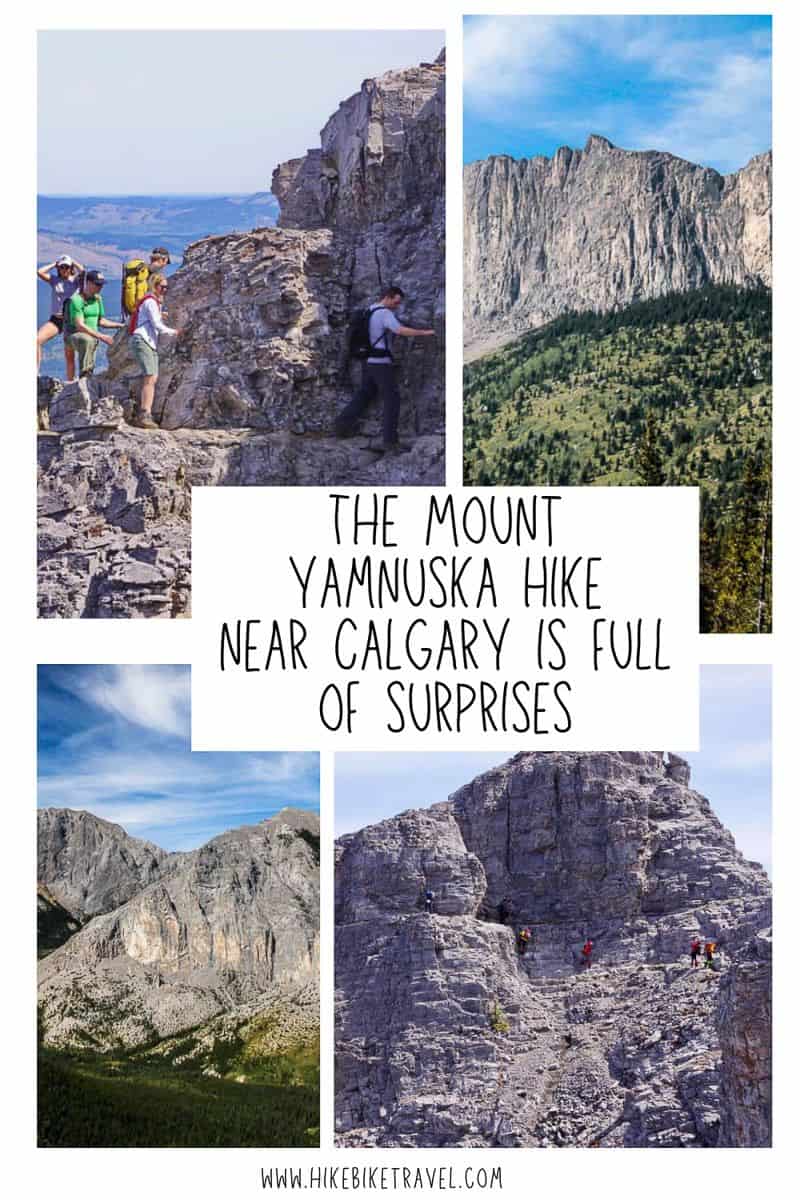 The Mount Yamnuska hike near Calgary is full of surprises and is no place for novice hikers